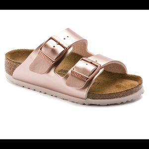 Copper Metallic Arizona Birkenstock